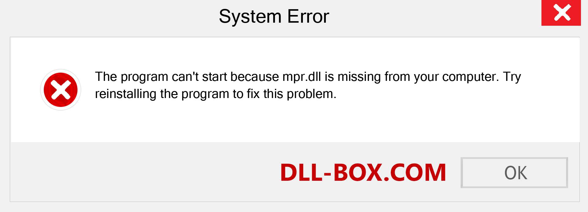  mpr.dll file is missing?. Download for Windows 7, 8, 10 - Fix  mpr dll Missing Error on Windows, photos, images